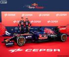 Equipe formada por Carlos Sainz, Max Verstappen e o novo STR10