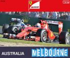 Sebastian Vettel, Ferrari, Grande Prêmio da Austrália 2015, terceiro lugar