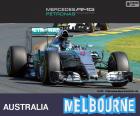 Nico Rosberg, Mercedes, Grande Prêmio da Austrália 2015, segundo lugar