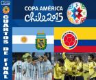 Quartas de final, Argentina vs Colômbia, Copa América Chile 2015