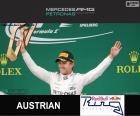 Nico Rosberg comemora sua vitória no Grande Prêmio da Áustria de 2015