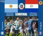 Semifinal Copa América Chile 2015, Argentina vs Paraguai