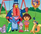 Dora com alguns amigos