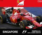 Kimi Räikkönen, Ferrari, Grande Prêmio de Singapura 2015, terceiro lugar