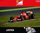 Sebastian Vettel, Ferrari, Grande Prêmio do Japão 2015, terceiro lugar