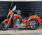 Harley Davidson CVO Softail FLST conversível Screamin Eagle laranja