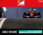 Kimi Räikkönen, Ferrari, Grande Prêmio de Abu Dhabi 2015, em terceiro lugar