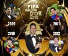 Lionel Messi melhor jogador até ao ano 2015, seu quinto FIFA Ballon d'or