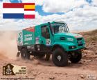 Gerard de Rooy, Moises Torrallardona e Darek Rodewald campeões em caminhão Dakar 2016