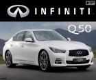 Infiniti Q50 é um sedan desportivo no meio de tamanho