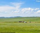 A estepe da Mongólia