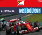 Sebastian Vettel, terceiro no Grand Prix da Austrália 2016 com sua Ferrari