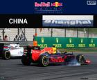 Daniil Kvyat, terceiro no Grande Prêmio da China 2016 com sua Red Bull