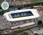 Estádio de Leicester City Football Club, King Power Stadium com uma capacidade de 32,262 espectadores, Leicester, Inglaterra