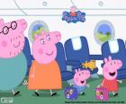 Família de férias Peppa Pig