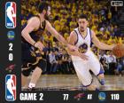 NBA Finals 2016, 2º jogo, Cleveland Cavaliers 77 - Golden State Warriors 110