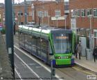 Os Tramlink é o bonde de Londres, 39 estações, 3 linhas com um comprimento de 28 km