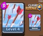 Carta de flechas, é uma chuva de flechas, Clash Royale