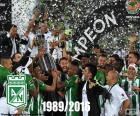 Atlético Nacional, campeão da Copa Libertadores da América de 2016, sua segunda Copa Libertadores após 27 anos