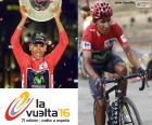 Nario Quintana ciclista profissional colombiano a equipe Movistar, campeão da Volta à Espanha de 2016