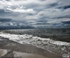 Praia do mar Báltico