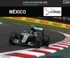 Nico Rosberg, em segundo lugar no Grande Prêmio do México 2016, com sua Red Bull