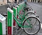 Bikesharing, aluguel de bicicletas públicas na cidade de Roma. Atualmente esta fechado