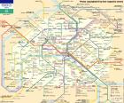 Mapa do metrô de Paris