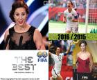 Carli Lloyd, melhor jogador mundial do ano da FIFA 2016, seu segundo prêmio consecutivo (2016, 2015)