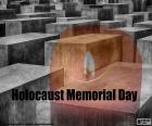 Dia Internacional de comemoração em memória das vítimas do Holocausto, 27 de janeiro. O Holocausto é o assassinato em massa de seres humanos por motivos de raça, religião ou política