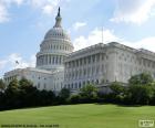 O Capitólio dos Estados Unidos é o edifício que abriga as duas câmaras do Congresso dos Estados Unidos. Washington D. C.