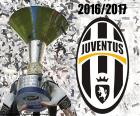 A Juventus de Turim campeão da Serie A 2016-2017, o sexto scudetto consecutivo