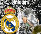 Real Madrid é o campeão dos Champions League 2016-2017 ao derrotar a Juventus. Sua décima segunda Taça dos campeões europeus