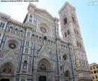 A Catedral de Santa María del Fiore é uma das obras-primas de arte gótica e início do Renascimento italiano, Florença, Itália