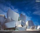 Walt Disney Concert Hall é o quarto salão do centro de música em Los Angeles, Estados Unidos