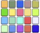 Quadrados de cores