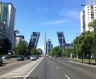 O Paseo de la Castellana é uma das principais avenidas de Madrid