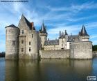 O Castelo de Sully-sur-Loire situa-se na margem esquerda do Rio Loire, França