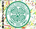 Celtic Glasgow, campeão da Premiership 2017-2018 escocês, seu sétimo consecutivo Campeonato