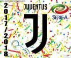 A Juventus de Turim campeão da Serie A 2017-2018, seu sétimo scudetto consecutivo