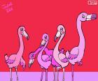 Flamingos de Julieta Vitali