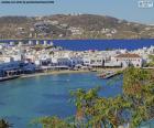 Mykonos é uma bela cidade litorânea e a capital da Ilha mykonos, Grécia