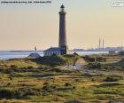 Skagen Lighthouse, conhecido como farol cinzento de Skagen, é um farol a 4 km a nordeste de Skagen, Dinamarca.