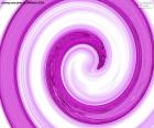 Uma espiral é uma linha curva que gira indefinidamente em torno de um ponto, afastando-se dela