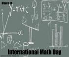 14 de março Dia Internacional de Matemática, para mostrar a importância da matemática na vida das pessoas