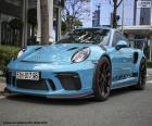 O Porsche 911 GT3 RS com 520 cv, um grande carro esportivo de alto desempenho