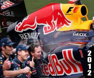 Puzle Red Bull Racing Campeão do Mundo de Construtores FIA 2012