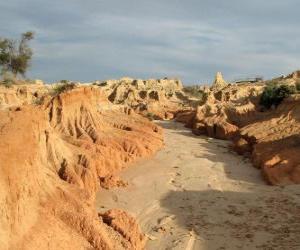 Puzle Região dos Lagos Willandra, Austrália