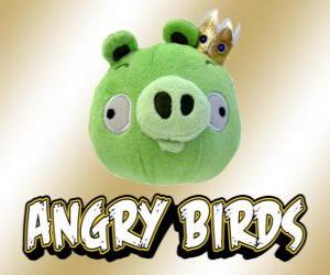 Puzle Rei porco aparece no final do jogo Angry Birds