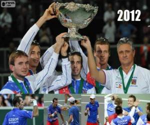 Puzle República Checa, campeão da Copa Davis 2012